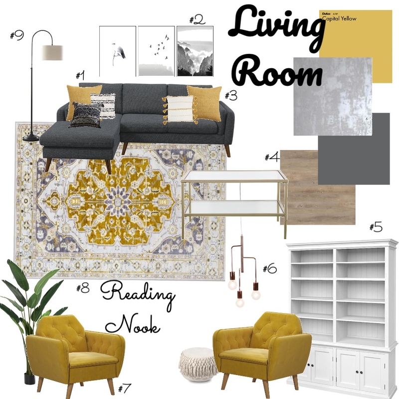 living room Mood Board by emery mcadie on Style Sourcebook