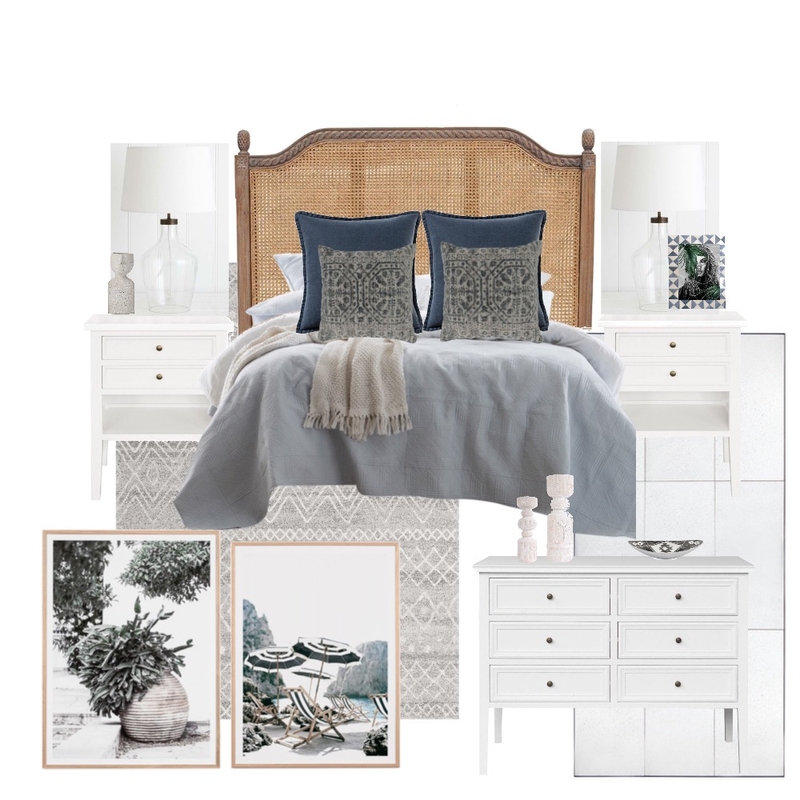 Textured Bedroom Mood Board by The Sanctuary Interior Design on Style Sourcebook