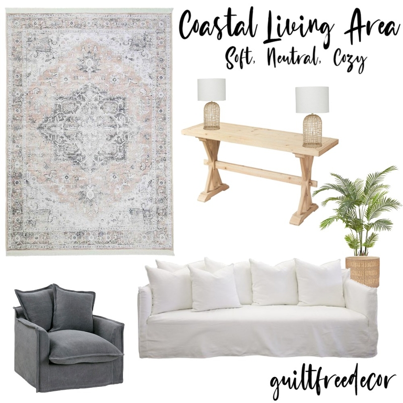 Coastal Living Area Mood Board by guiltfreedecor on Style Sourcebook