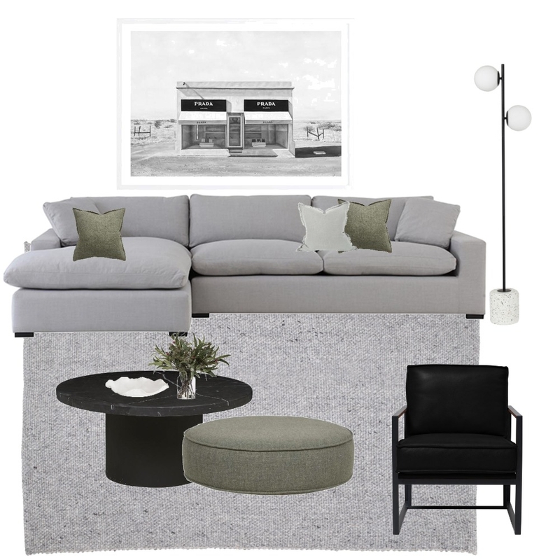 Grey on Grey Mood Board by DOT + POP on Style Sourcebook