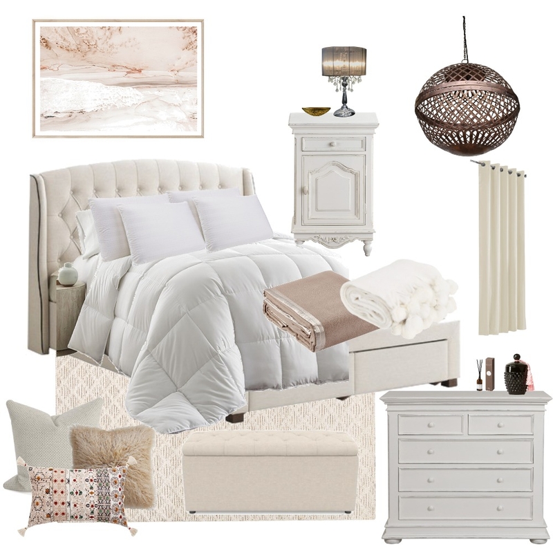 Master Bedroom Neutral Tones Mood Board by Interior Revamps on Style Sourcebook