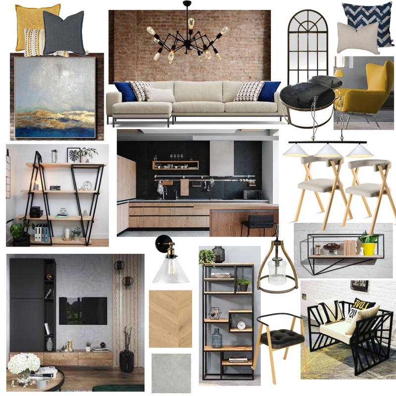 loft living room 2 Mood Board by bermet12 on Style Sourcebook