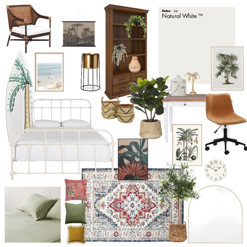 Boho bedroom Mood Board by graceinteriors on Style Sourcebook