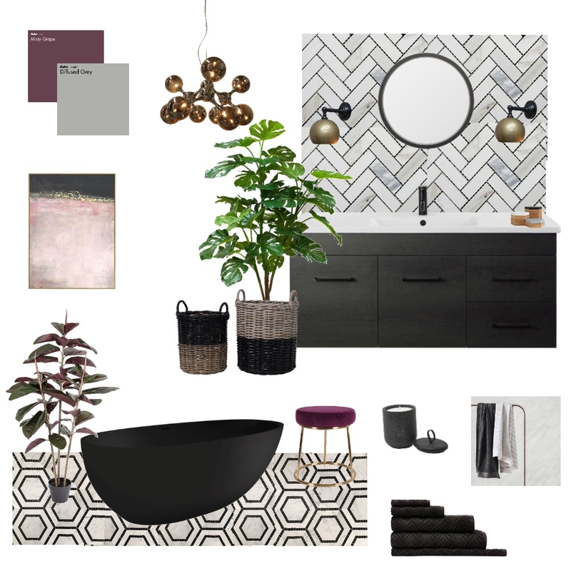 Sleek Modern Bathroom Mood Board by Danalyn on Style Sourcebook