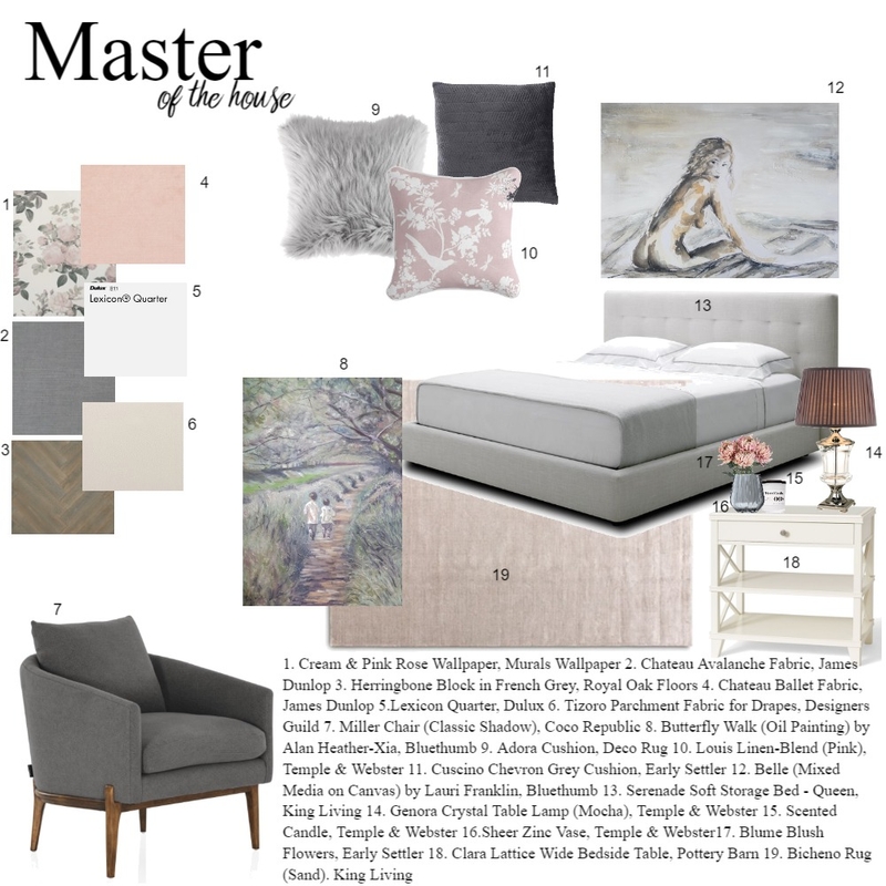 Master 2 Mood Board by Lauren Stirling on Style Sourcebook