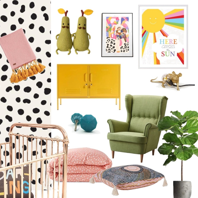 Nursery bright Mood Board by Oleander & Finch Interiors on Style Sourcebook