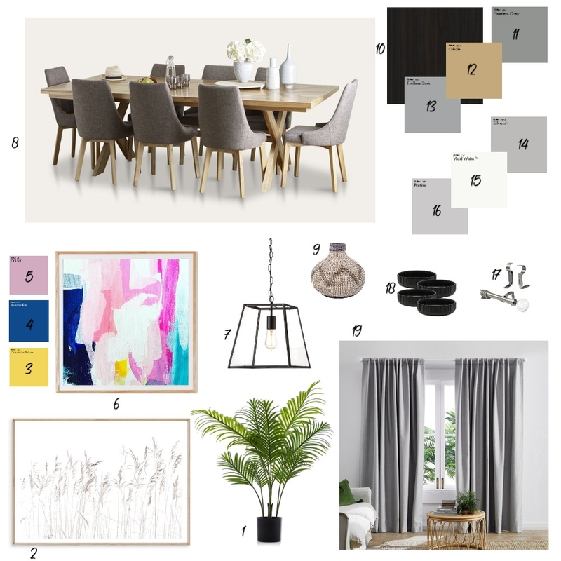 Sample Board Dining Room Mood Board by asmaath on Style Sourcebook