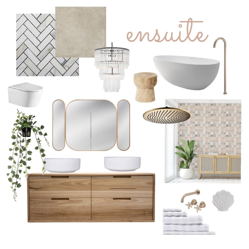 En-suite Mood Board by Style my rooms on Style Sourcebook