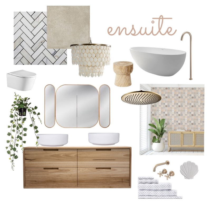 En-suite Mood Board by Style my rooms on Style Sourcebook