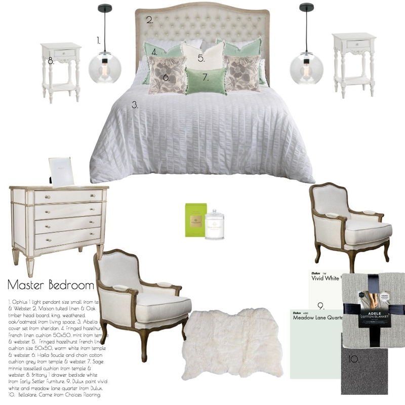 Master Bedroom Mood Board by tee-tee on Style Sourcebook