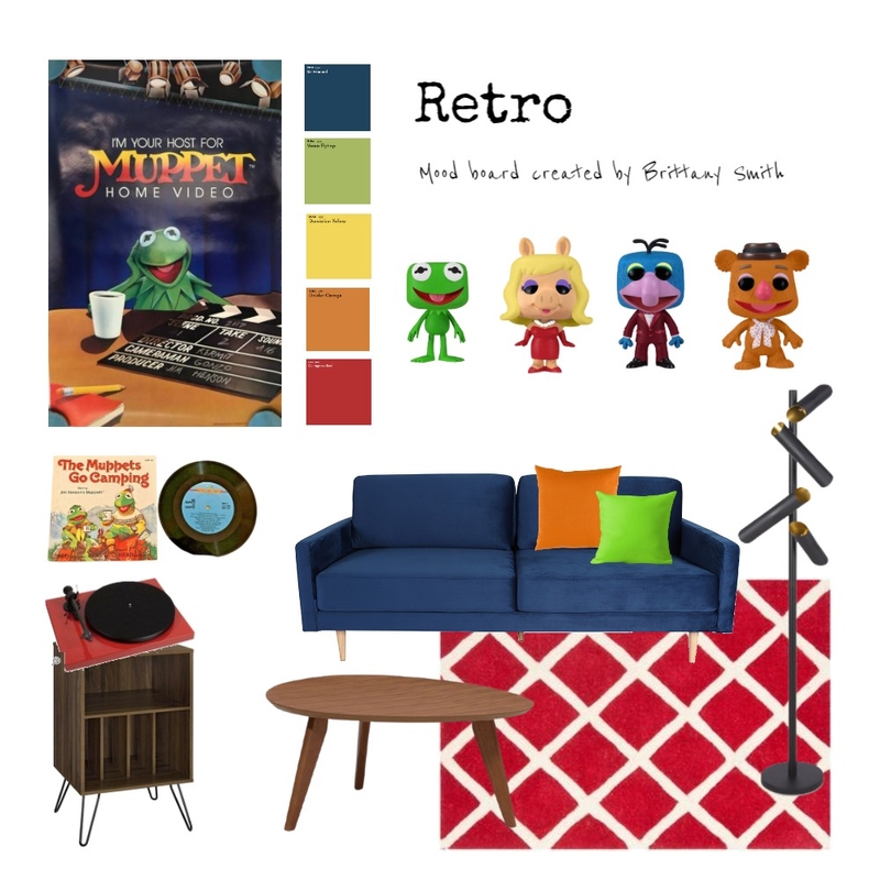 Retro V5 Mood Board by brittanysmithfroese on Style Sourcebook