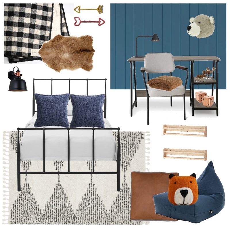 Woodland Boys Room Mood Board by Tayte Ashley on Style Sourcebook