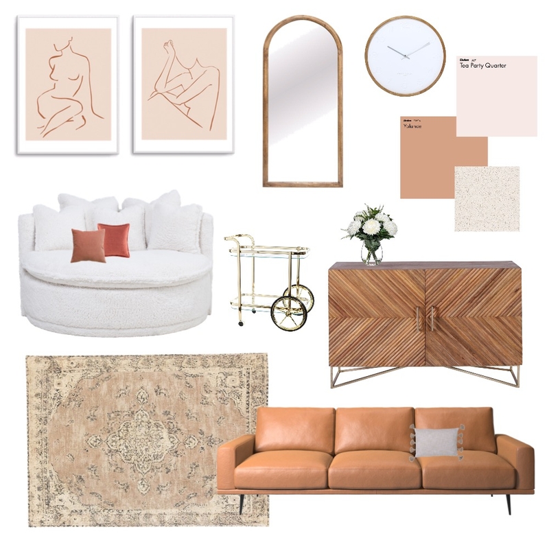 Pink & Peach Mood Board by kayla.earnshaw on Style Sourcebook