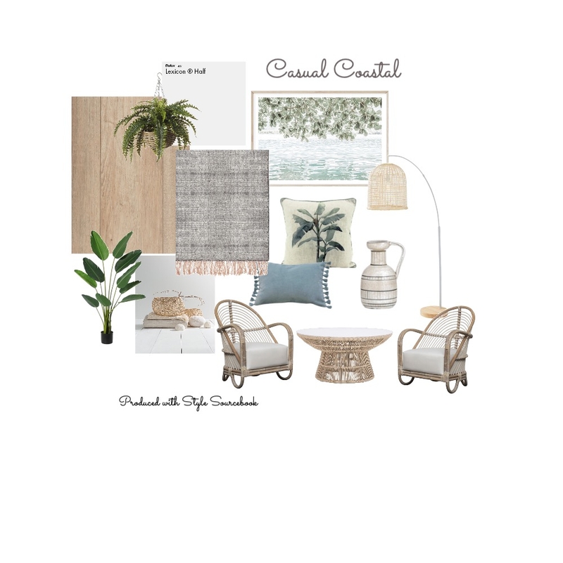 Casual Coastal Mood Board by Kate Watters on Style Sourcebook