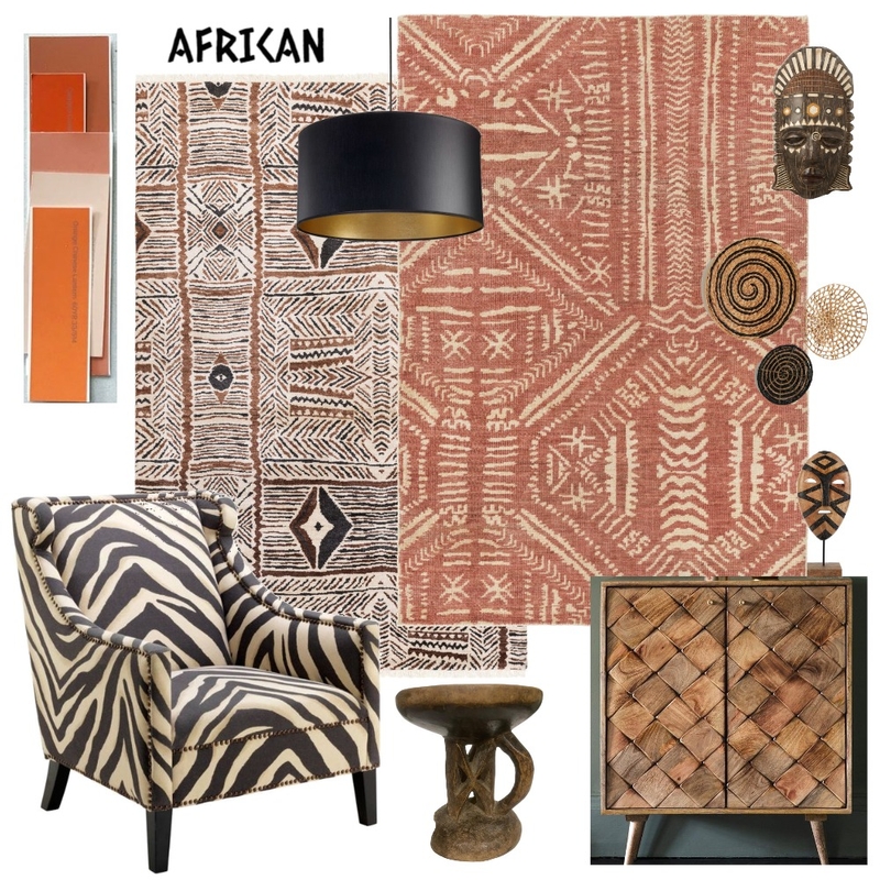 African Mood Board by alisonmarshall on Style Sourcebook