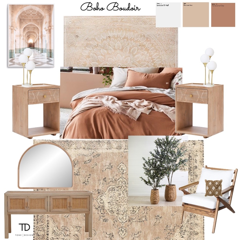 Main Boudoir Mood Board by Tone Design on Style Sourcebook