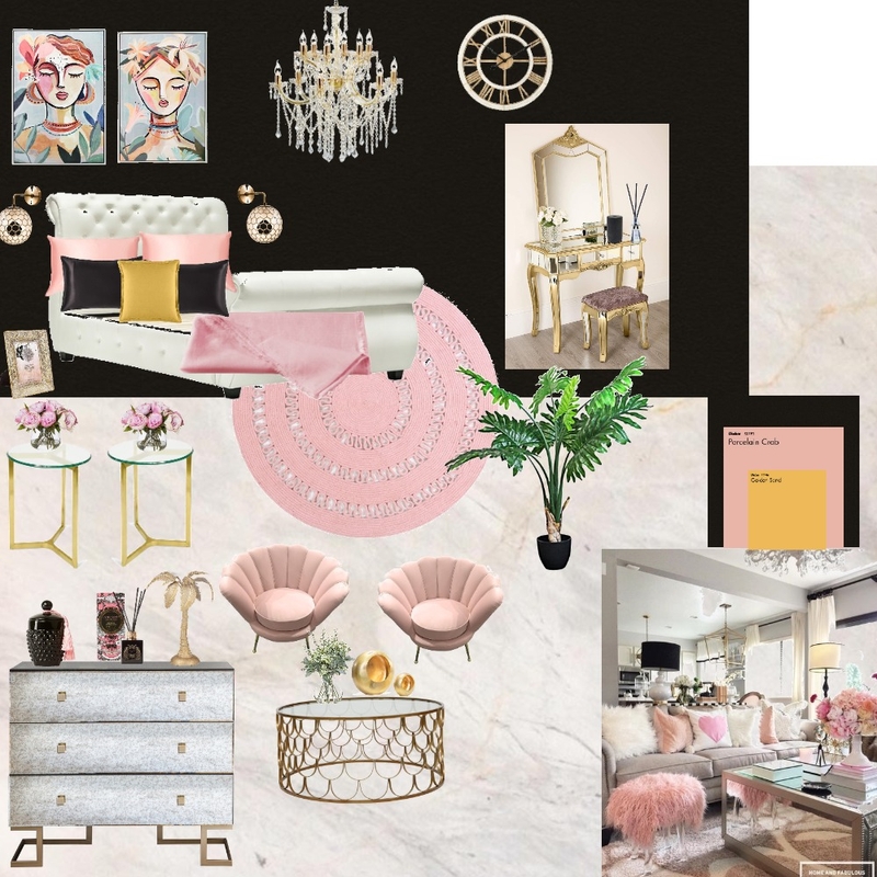 Hollywood Glam Mood Board by Giang Nguyen on Style Sourcebook