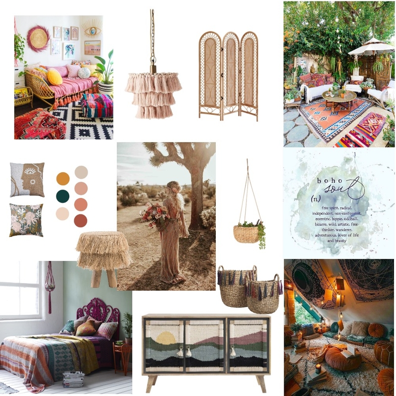 Boho Soul Mood Board by Michelle Boyd on Style Sourcebook