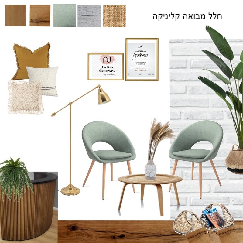 לוח השראה מבואה קליניקה Mood Board by shira abadi on Style Sourcebook