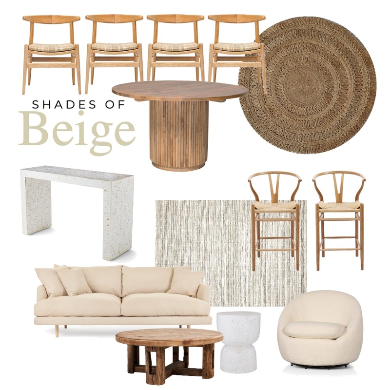 Shades of Beige Mood Board by Indigo19_2021 on Style Sourcebook