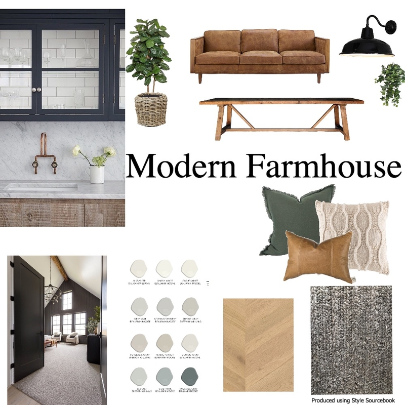 Modern Farmhouse moodboard Mood Board by Renee Watson on Style Sourcebook