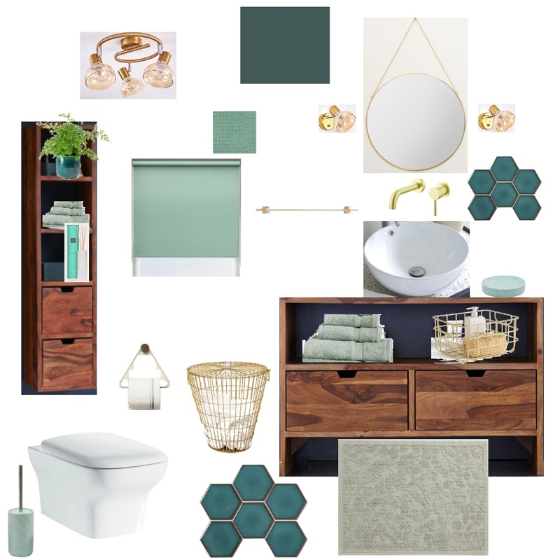 Toilet Mood Board by miyususy on Style Sourcebook