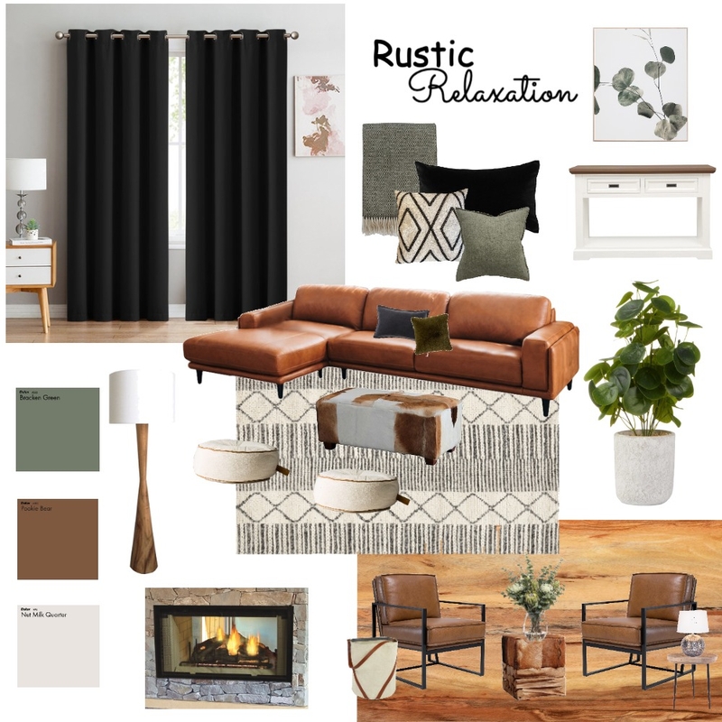 Rustic Relaxation Mood Board by Danalyn on Style Sourcebook