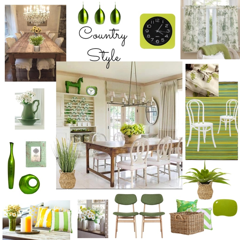 Country style with green theme Mood Board by Giang Nguyen on Style Sourcebook