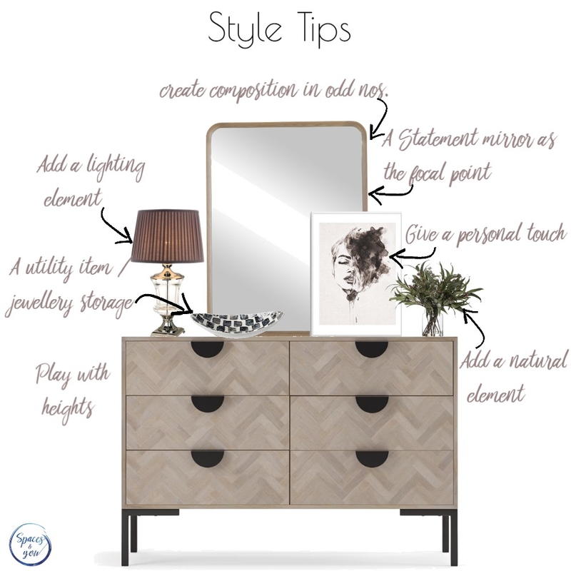 Dresser styling tips Mood Board by Spaces&You on Style Sourcebook