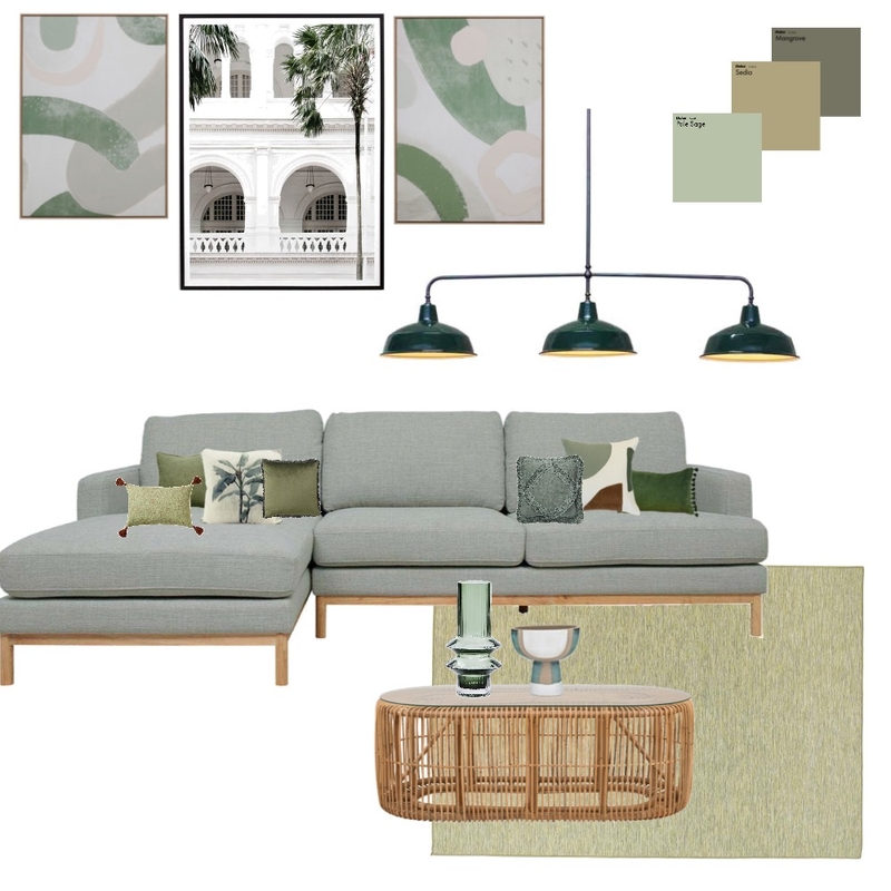 Shades of green Mood Board by 81onthehill on Style Sourcebook