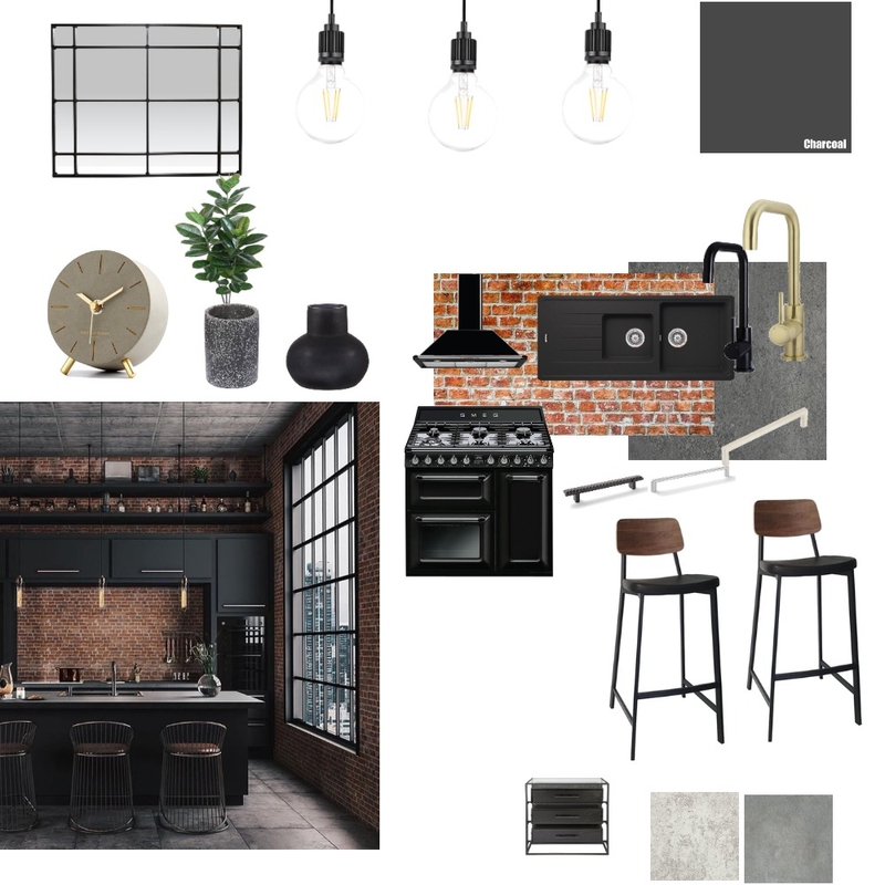 Industrial kitchen Mood Board by jazmynoxley on Style Sourcebook