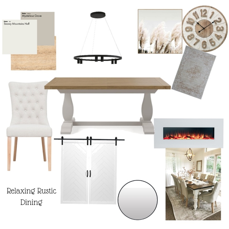 modern farmhouse dining Mood Board by krisd89 on Style Sourcebook