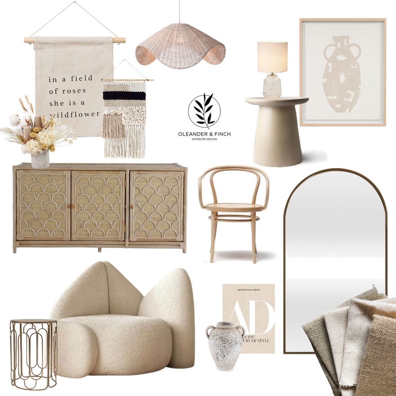 Beige Mood Board by Oleander & Finch Interiors on Style Sourcebook