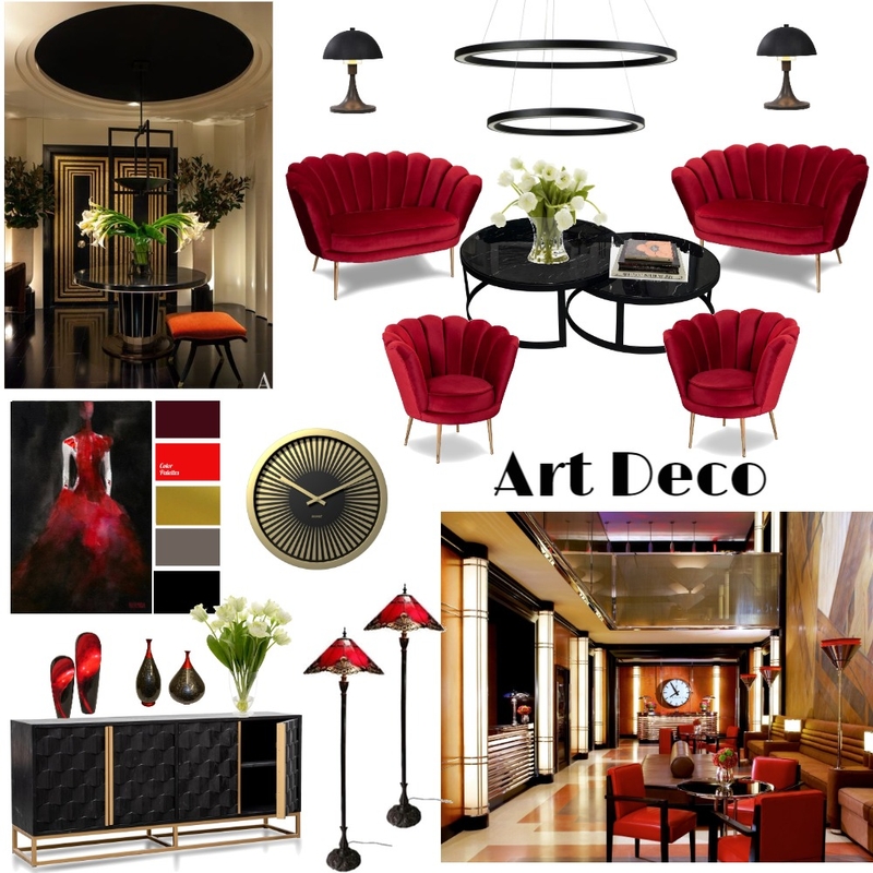 Art Deco  7 try Mood Board by Giang Nguyen on Style Sourcebook