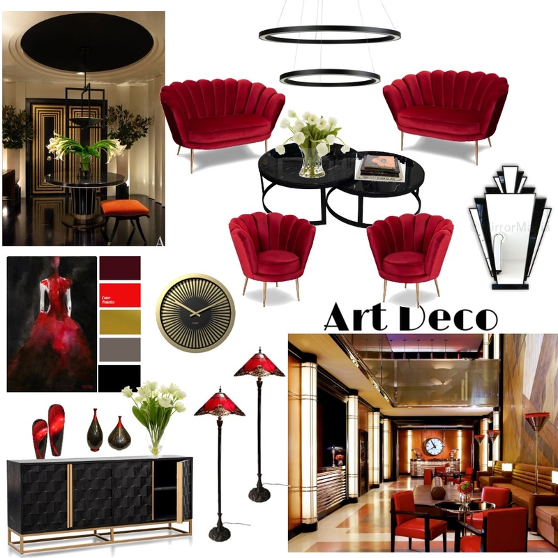 Art Deco  8 try Mood Board by Giang Nguyen on Style Sourcebook