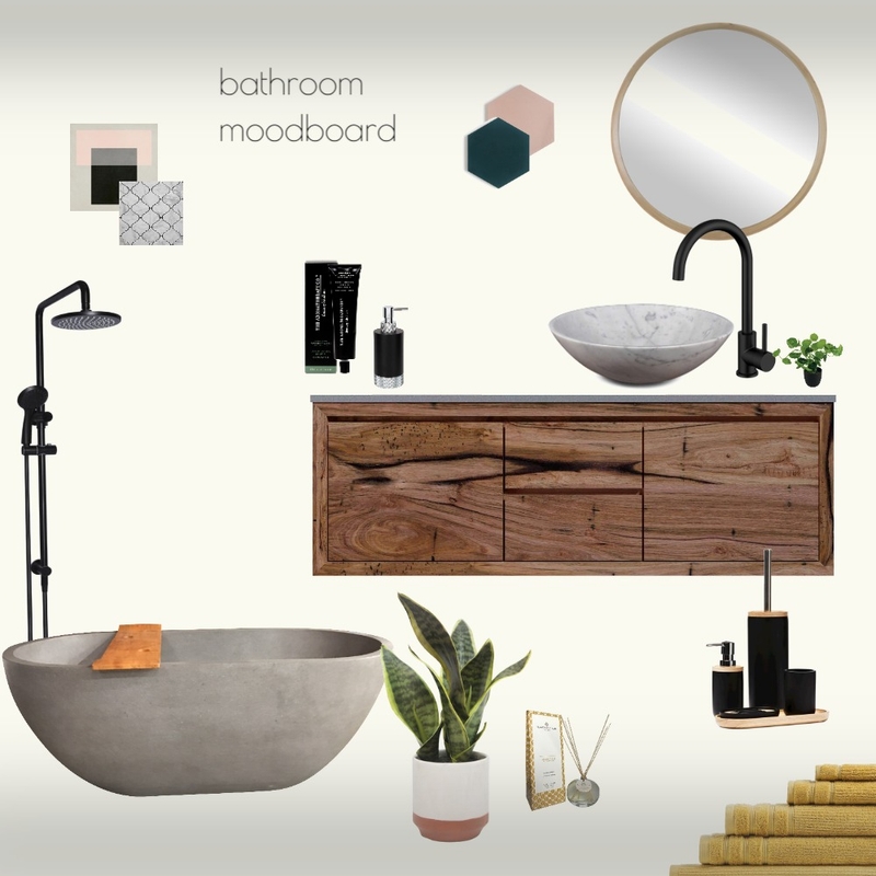 hotel bathroom moodboard Mood Board by erma on Style Sourcebook