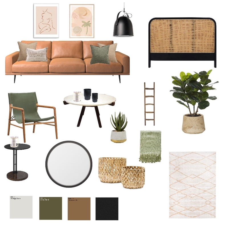 Mid Century Modern Mood Board by Studio Taryn B on Style Sourcebook