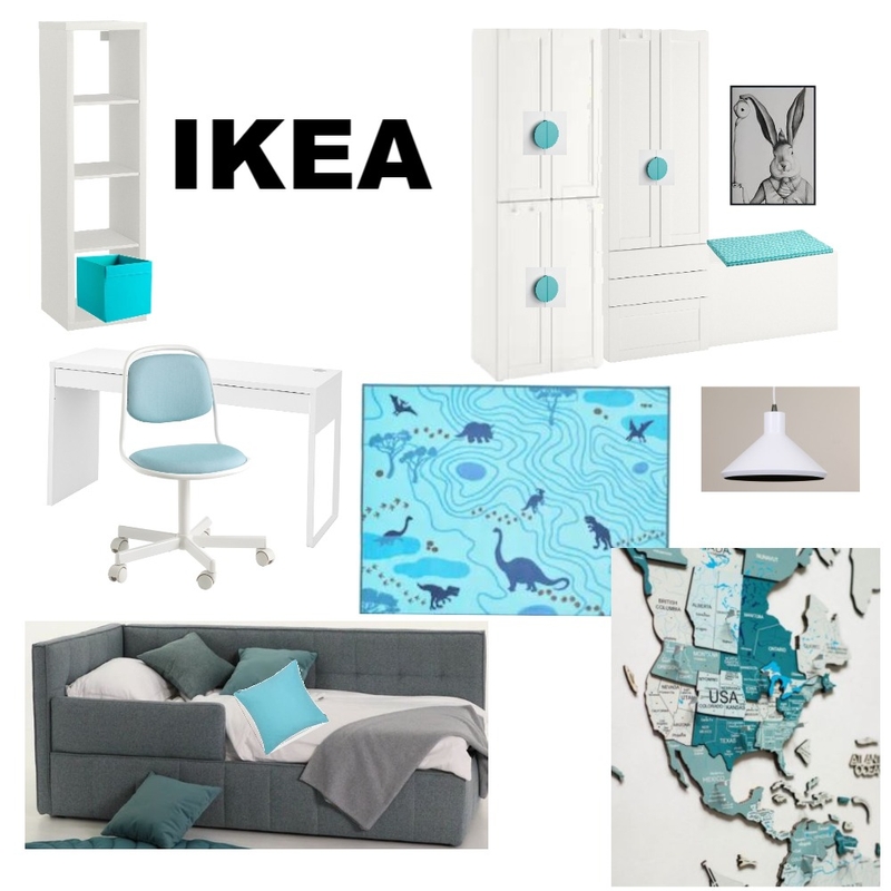 Blue kidsroom Mood Board by Rollana on Style Sourcebook