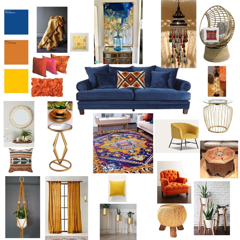 modern bohemian Mood Board by Alana27 on Style Sourcebook