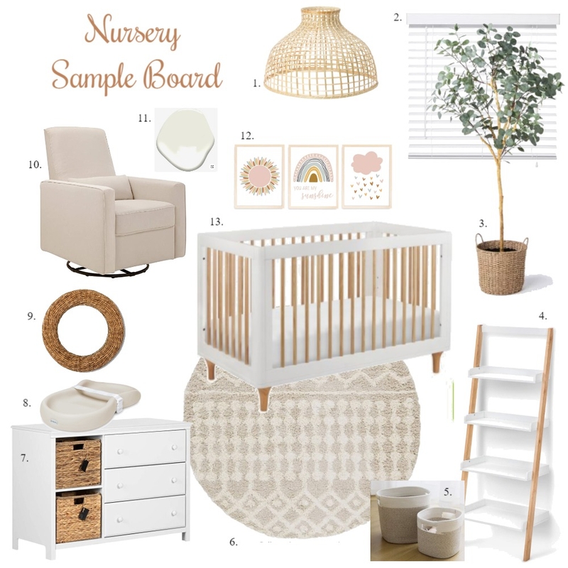 Nursey Sample Board Mood Board by Viroselie on Style Sourcebook