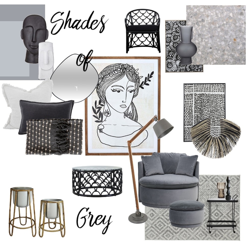 Oz Design Comp - Shades of Grey Mood Board by The Interior Design Station on Style Sourcebook