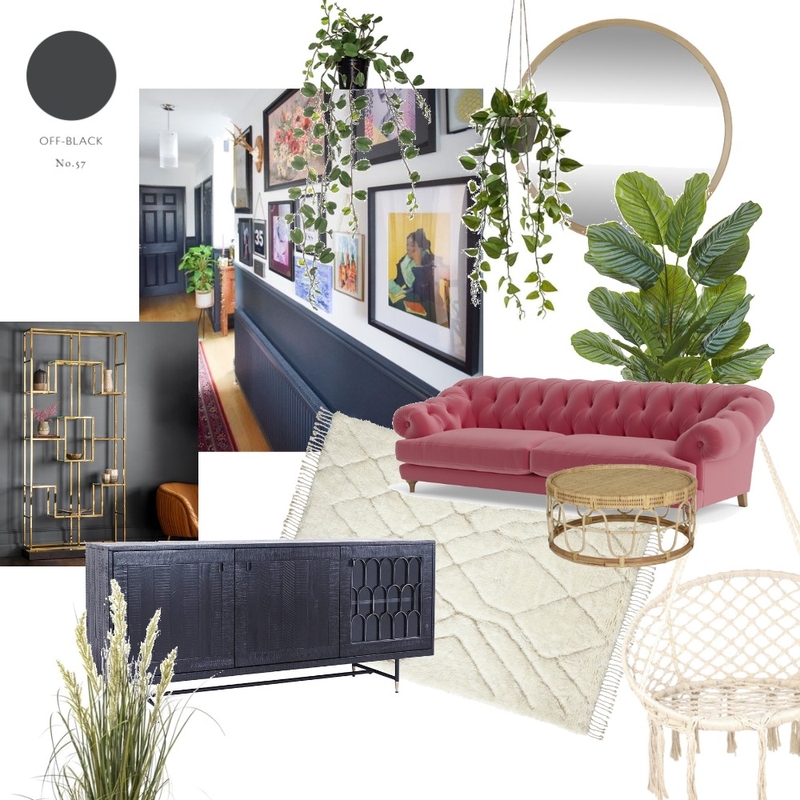 Bohemian Hair Salon Mood Board by Hannah Stone Interiors on Style Sourcebook