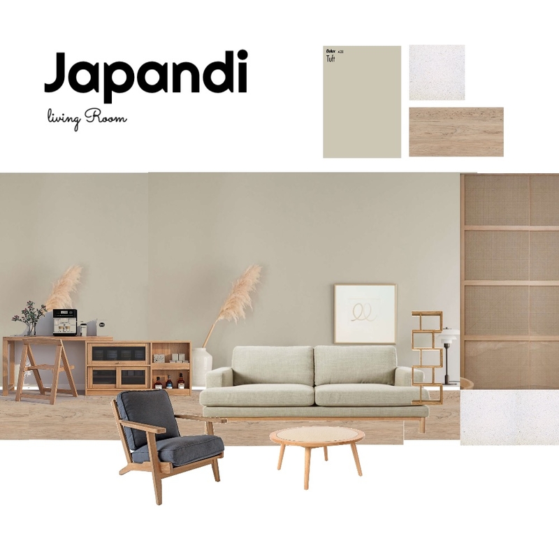 Japandi Living Mood Board by leocoliving on Style Sourcebook