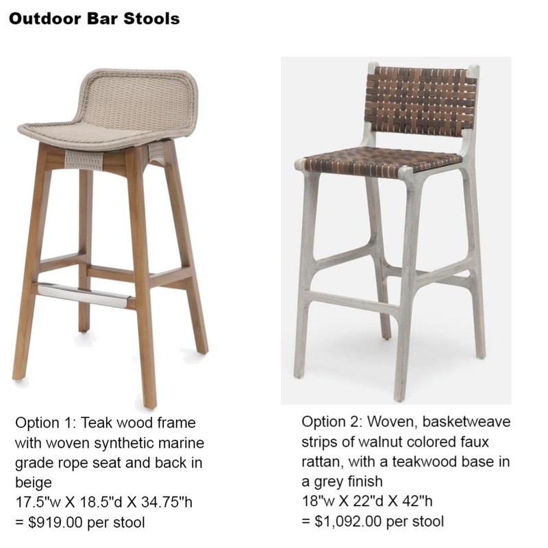 costello outdoor stools1 Mood Board by Intelligent Designs on Style Sourcebook