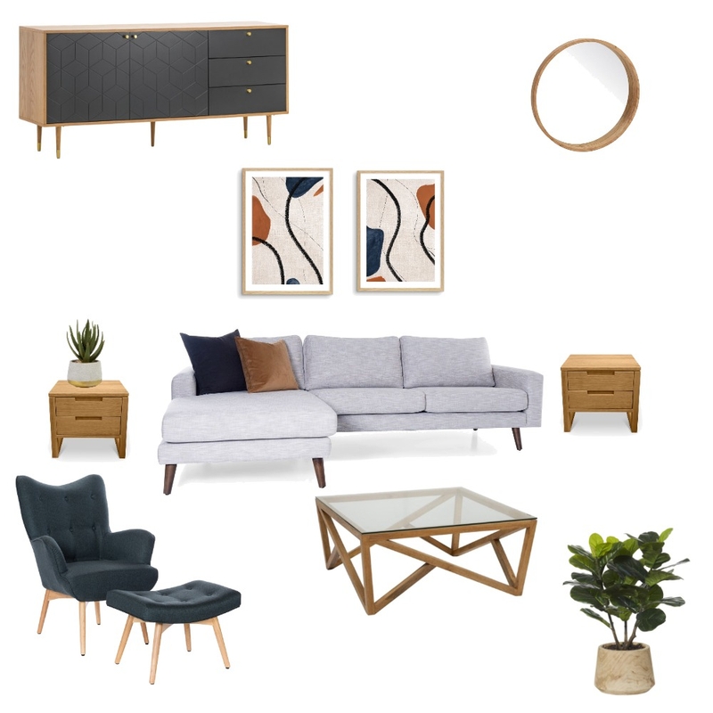 Mid-Century Modern Mood Board by sherrildrew on Style Sourcebook