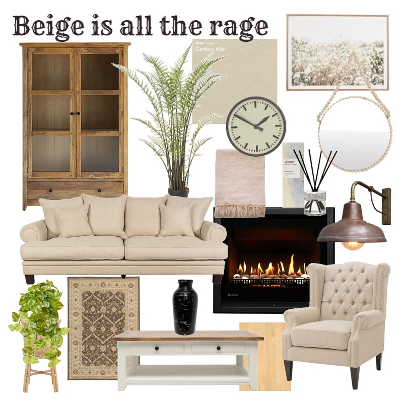 Beige is all the rage Mood Board by L-A on Style Sourcebook