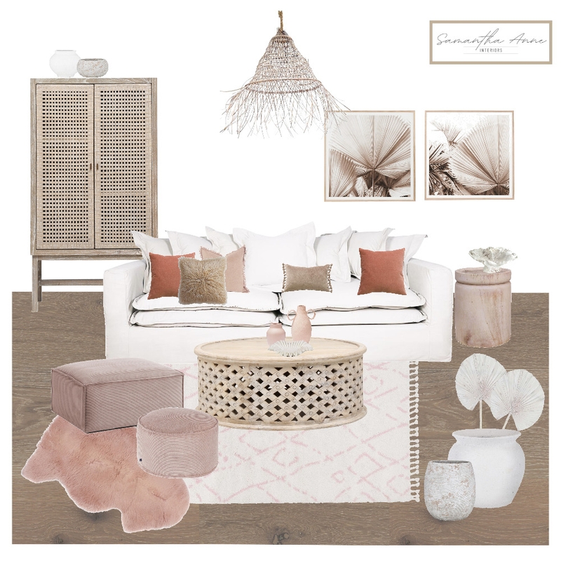 Shades of Peach & Pink Mood Board by Samantha Anne Interiors on Style Sourcebook