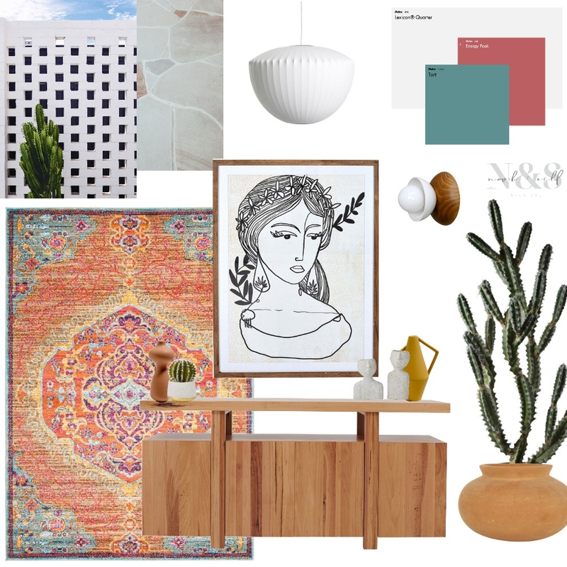 Mid Century Two Mood Board by Nook & Sill Interiors on Style Sourcebook