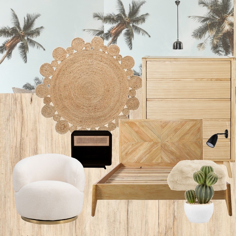 balmy palmy bedroom Mood Board by gigi1500 on Style Sourcebook