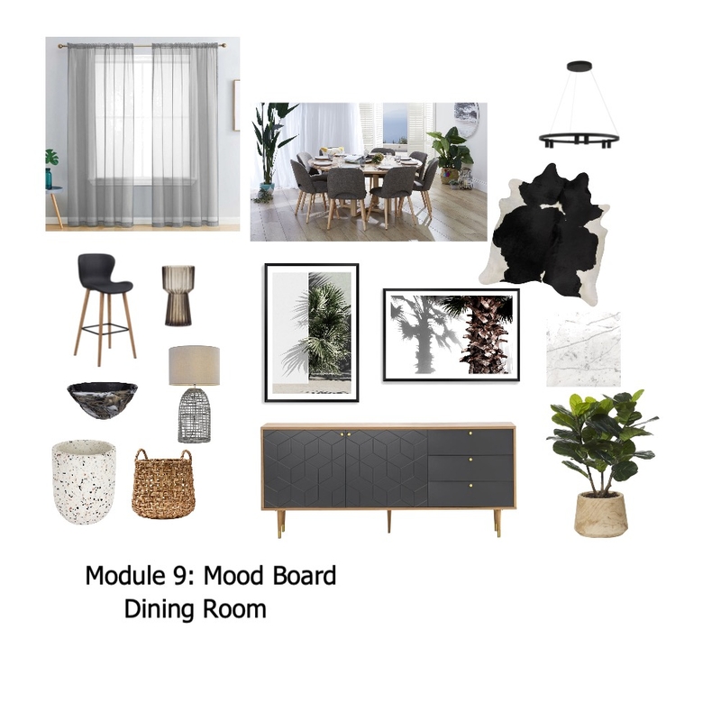 MODULE 9 MOOD BOARD DIING ROOM Mood Board by Joy McLary on Style Sourcebook